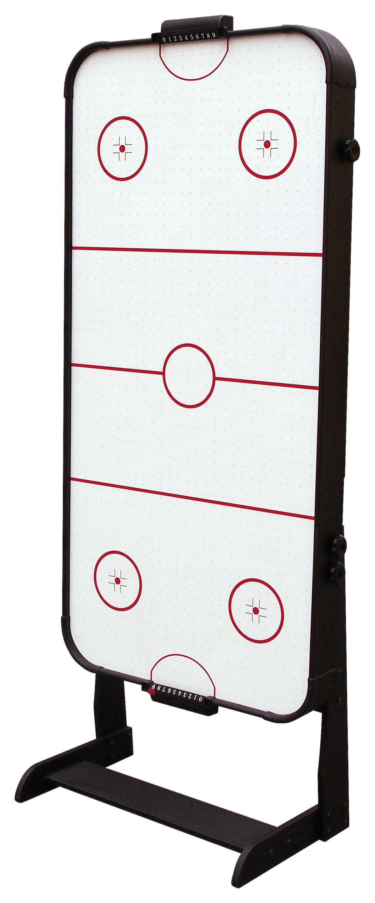 Tisch-Eishockey Icing L: 152 cm Schwarz Puck/Figuren - Schwarz, MODERN, Holz (152/73/79cm) - Ambia Garden