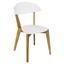 Stuhl Scandi - Braun/Weiß, MODERN, Holz/Holzwerkstoff (47/81/53cm) - Ombra Stuhl Scandi - Braun/Weiß, MODERN, Holz/Holzwerkstoff (47/81/53cm) - Ombra