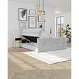 Boxspringbett mit Topper und Bettkasten 180x200 cm Medino - Hellgrau, KONVENTIONELL, Holz/Holzwerkstoff (180/200cm) - Luca Bessoni