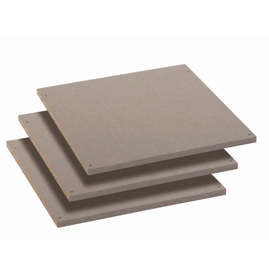 Einlegeböden Pack´s 3er-Set 43x45 cm Leinenoptik