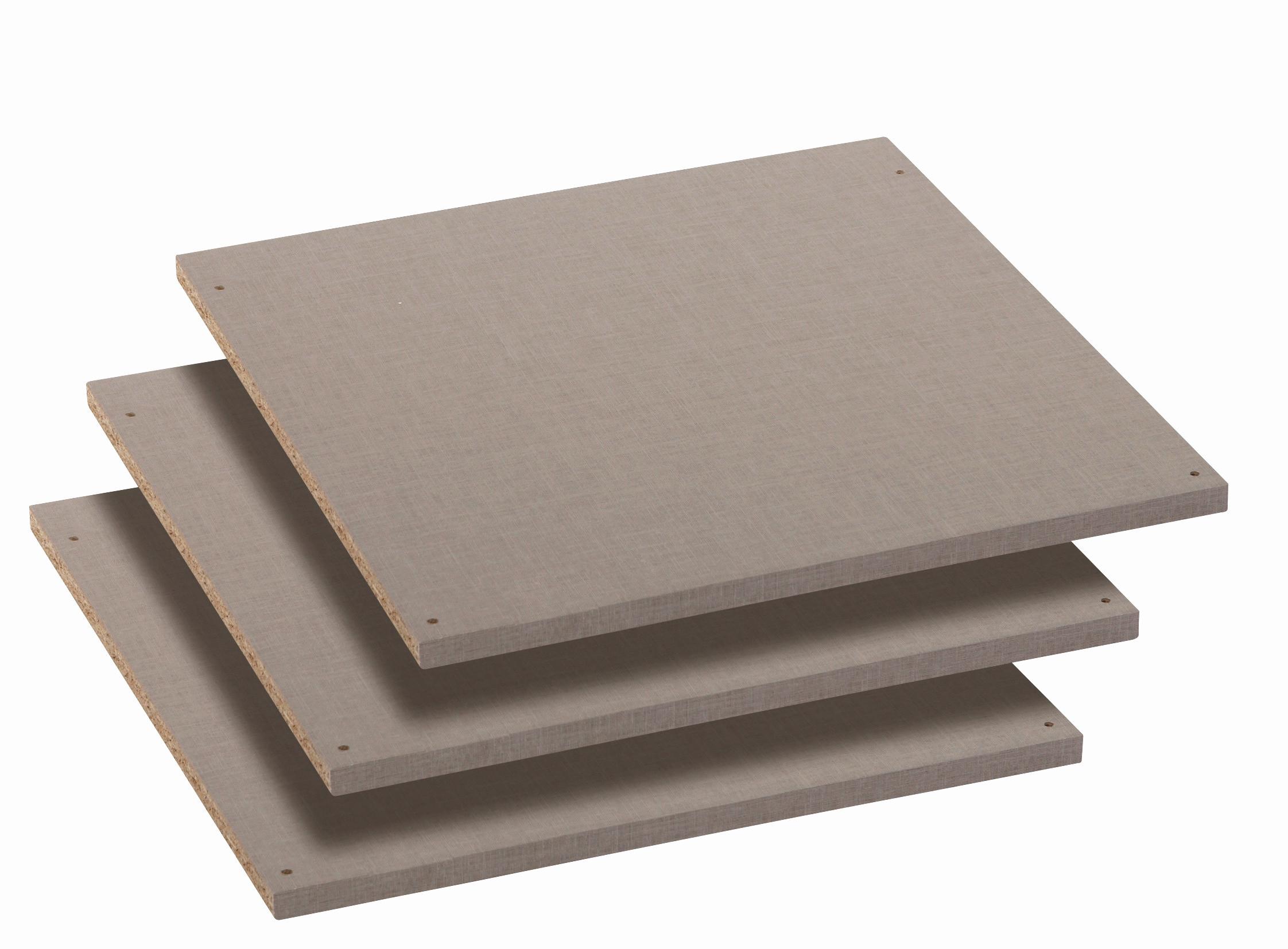 Einlegeböden Universal 3er-set Für Schrank Miami 43x48 Cm