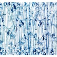 Fototapete R3-033 Bamboos - Blau/Weiß, Trend (300/280cm)