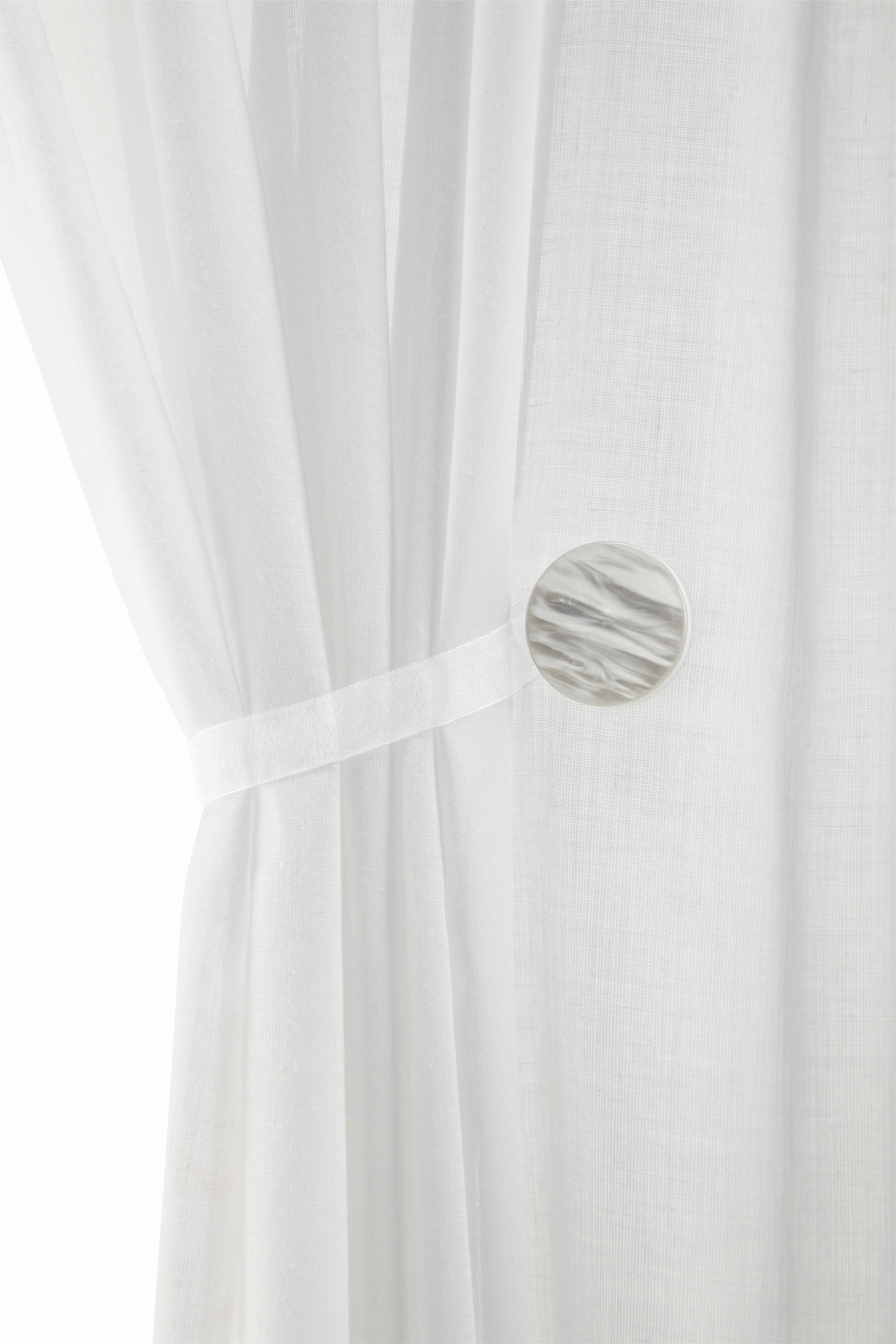 SPONA NA ZÁVES PERLMUTT - perleťová, plast (4cm) - Mömax