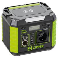 Powerstation Zi-Ps330 330 W 288,6 Wh Tragbar, Ladezeit 5 H - Schwarz/Grün, Basics (15,5/16,5/20,5cm) - Zipper