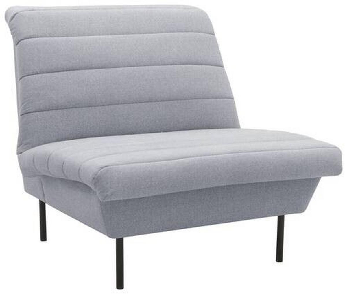 Sessel Looks Ix - Schwarz/Grau, Design, Textil (92/92/103cm) - LOOKS by W.Joop
