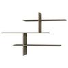 Wandboard Leo Regal - Dunkelbraun, Design, Holzwerkstoff (123/81/22cm) - Livetastic