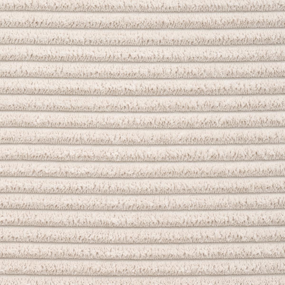 Sitzbank Chios Mit Lehne Cord Beige, B: 140 Cm - Beige/Schwarz, KONVENTIONELL, Textil/Metall (140/90/62cm) - MID.YOU