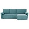 Ecksofa Cuty Petrol S: 266x180 cm - Petrol/Schwarz, KONVENTIONELL, Textil (266/180cm) - MID.YOU