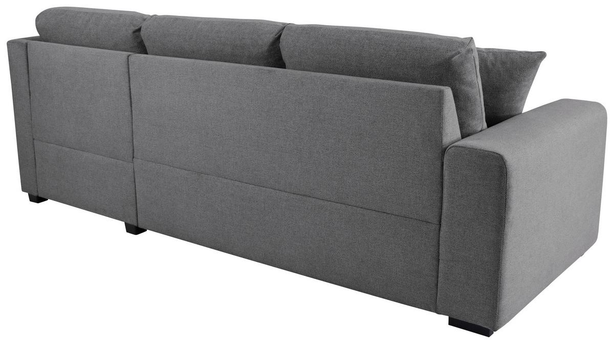 Ecksofa Lukas Grau S: 239x158 Cm - Grau, Trend, Textil (239/158cm)