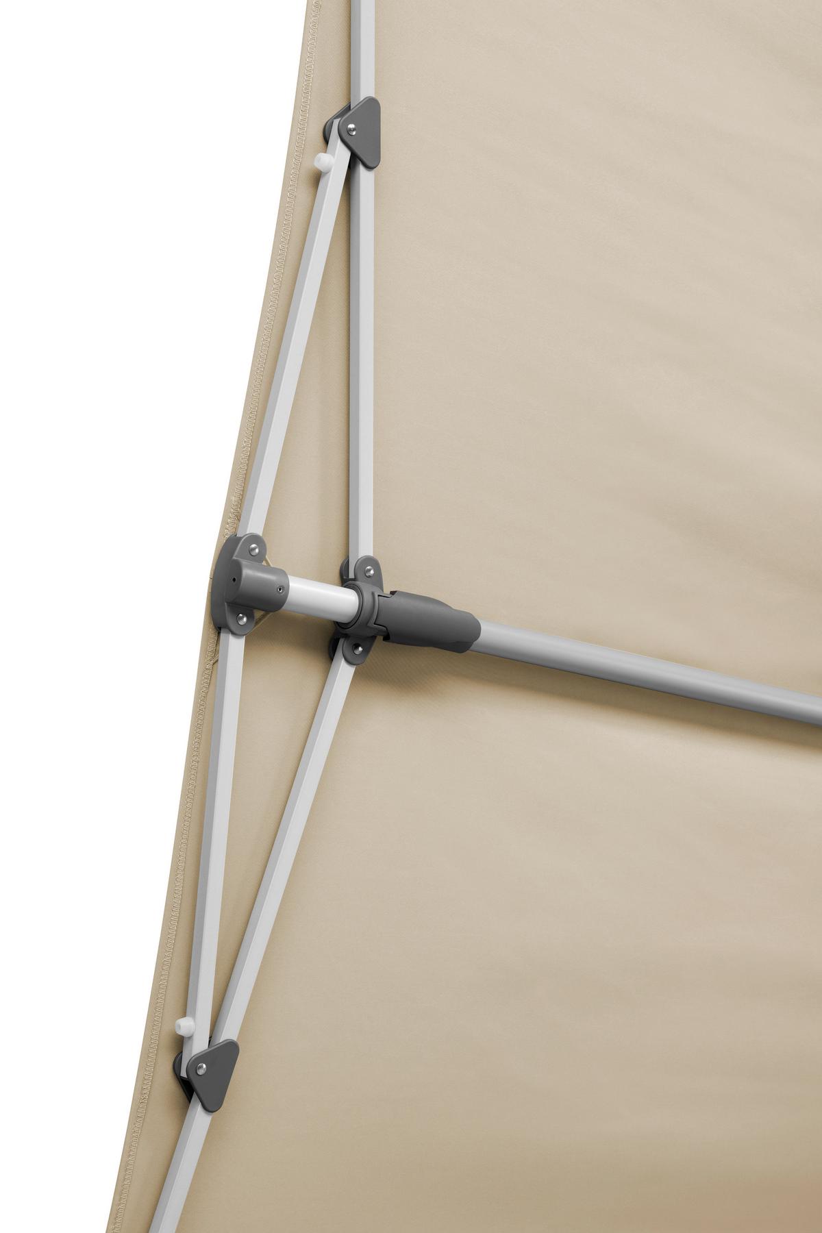 Ampelschirm Novara Bxhxt: 190x188x140 Cm Naturfarben - Anthrazit/Naturfarben, Basics, Textil/Metall (190/188/140cm) - Schneider