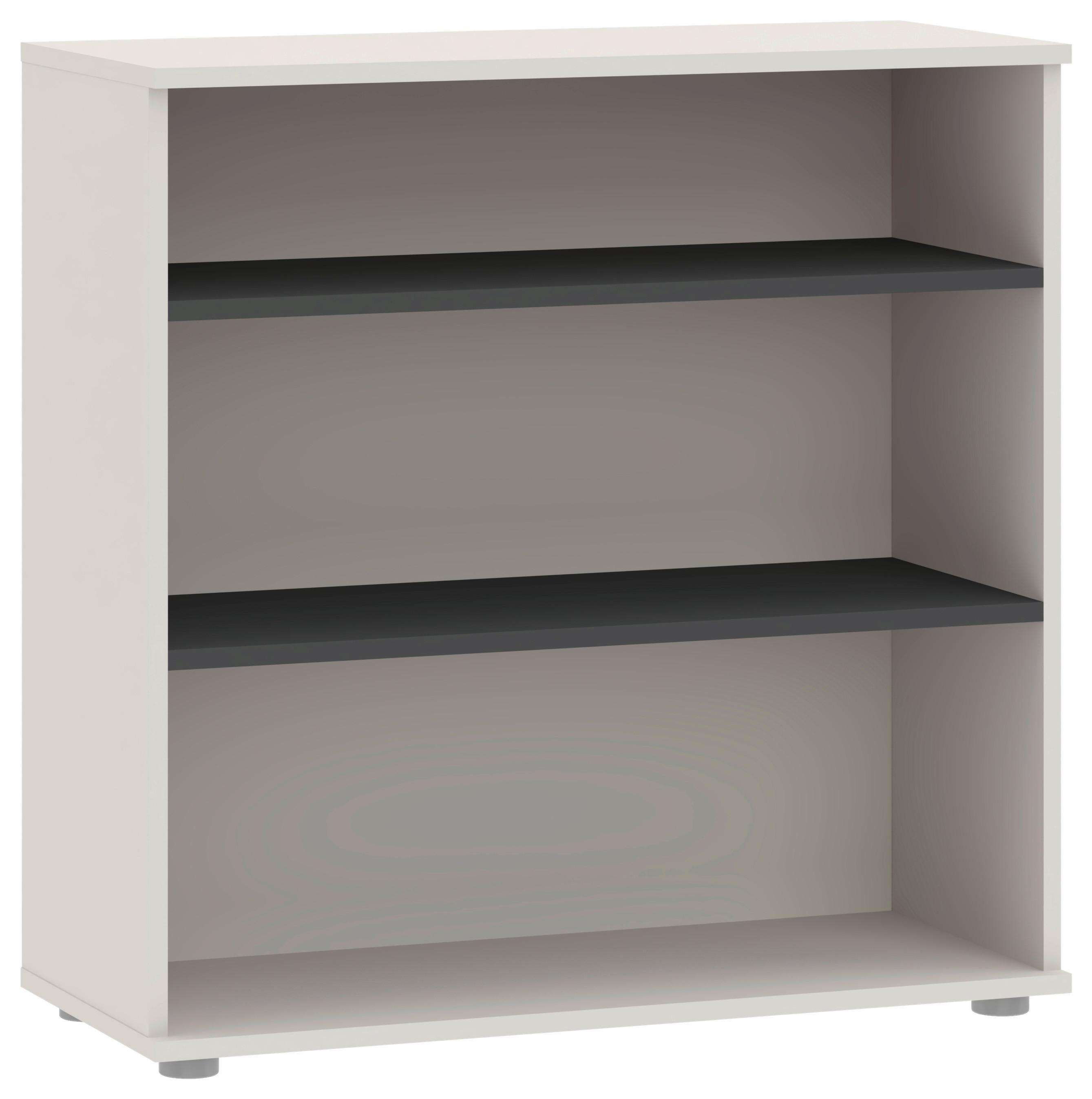 Regal Basic Two Kaschmir/Anthrazit B: 71,4cm - Kaschmir/Anthrazit, KONVENTIONELL, Holzwerkstoff (71,4/75/33,2cm)