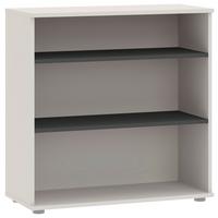 Regal Basic Two Kaschmir/Anthrazit B: 71,4cm - Kaschmir/Anthrazit, KONVENTIONELL, Holzwerkstoff (71,4/75/33,2cm)