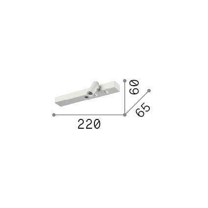 Led-wandleuchte Bonne Messingfarben B: 6 Cm - Messingfarben, Basics, Metall (22/6/6,5cm) - Ideal Lux