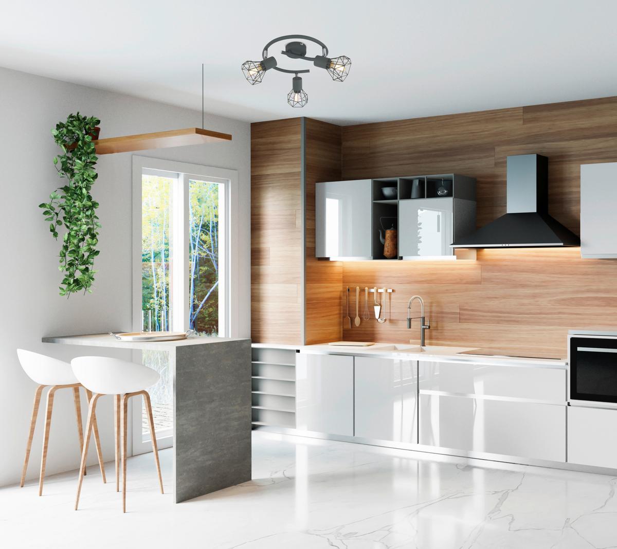 Strahler 98-60990 - Dunkelgrau, Basics, Metall (43/43/18cm)