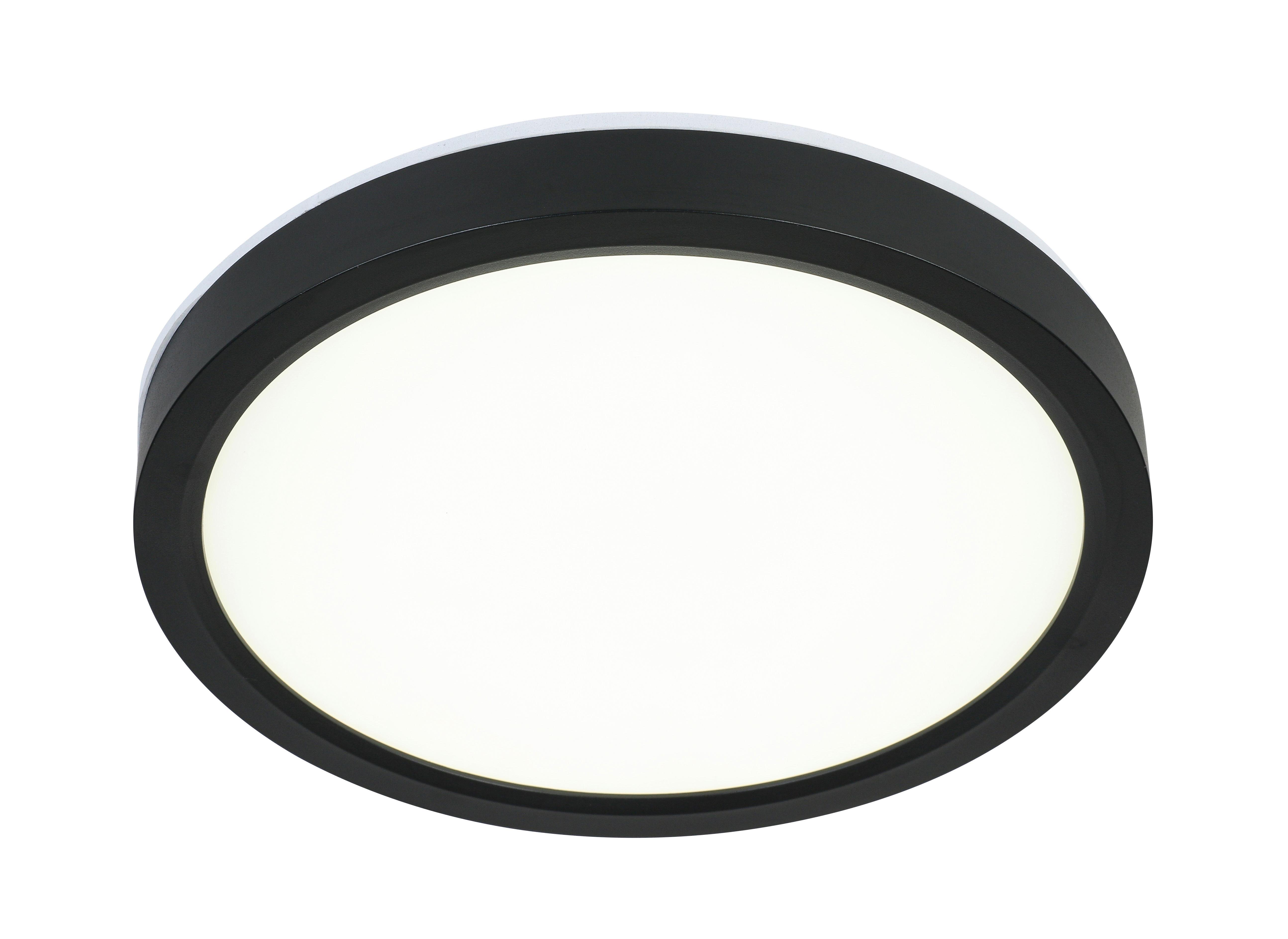 STROPNÉ LED SVIETIDLO TIR - čierna/biela, Modern, plast (23/2,5cm) - Mömax