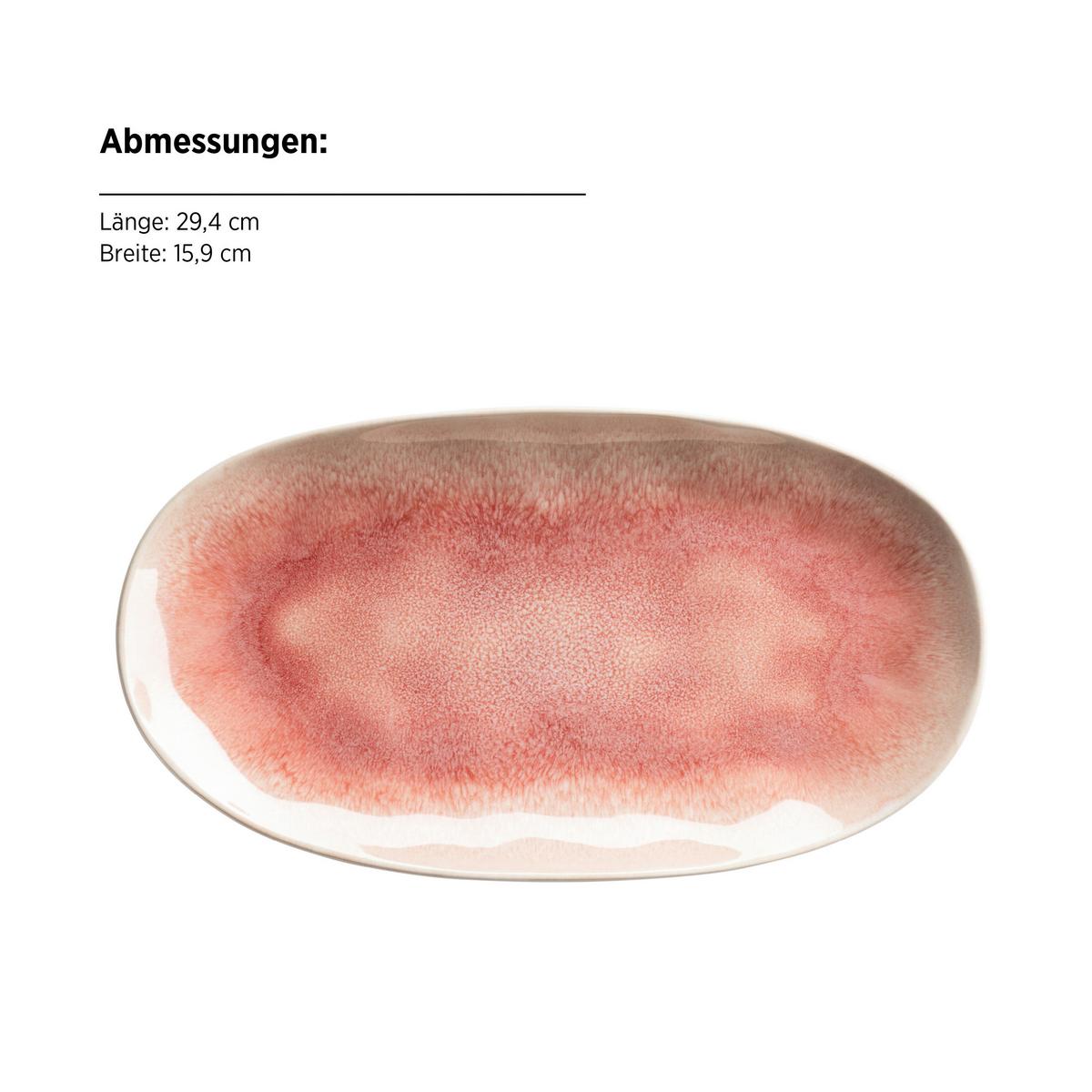 Servierplatte Frozen Beere 3-Teilig Oval - Beere, Trend, Keramik - Mäser