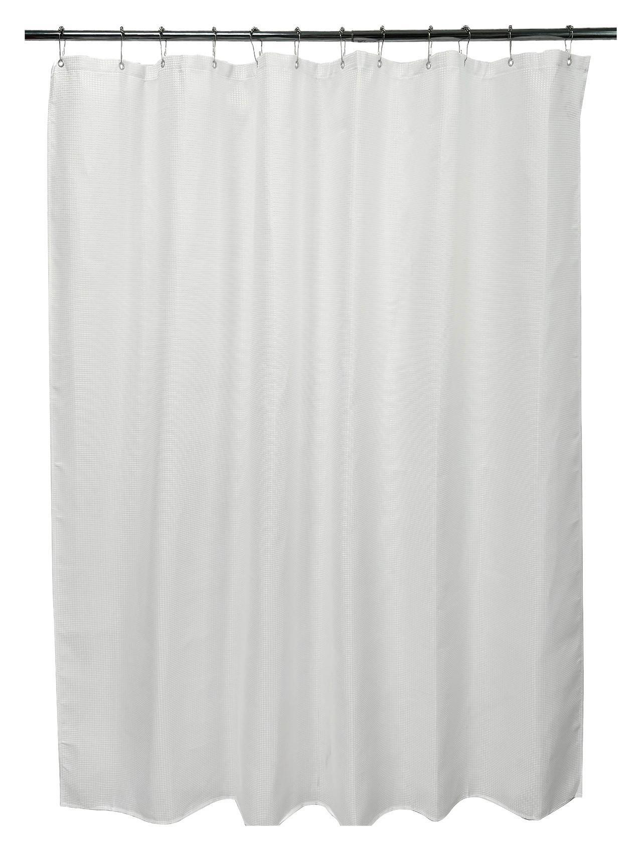 Duschvorhang Kathy - Weiß, MODERN, Textil (180/200cm) - Luca Bessoni