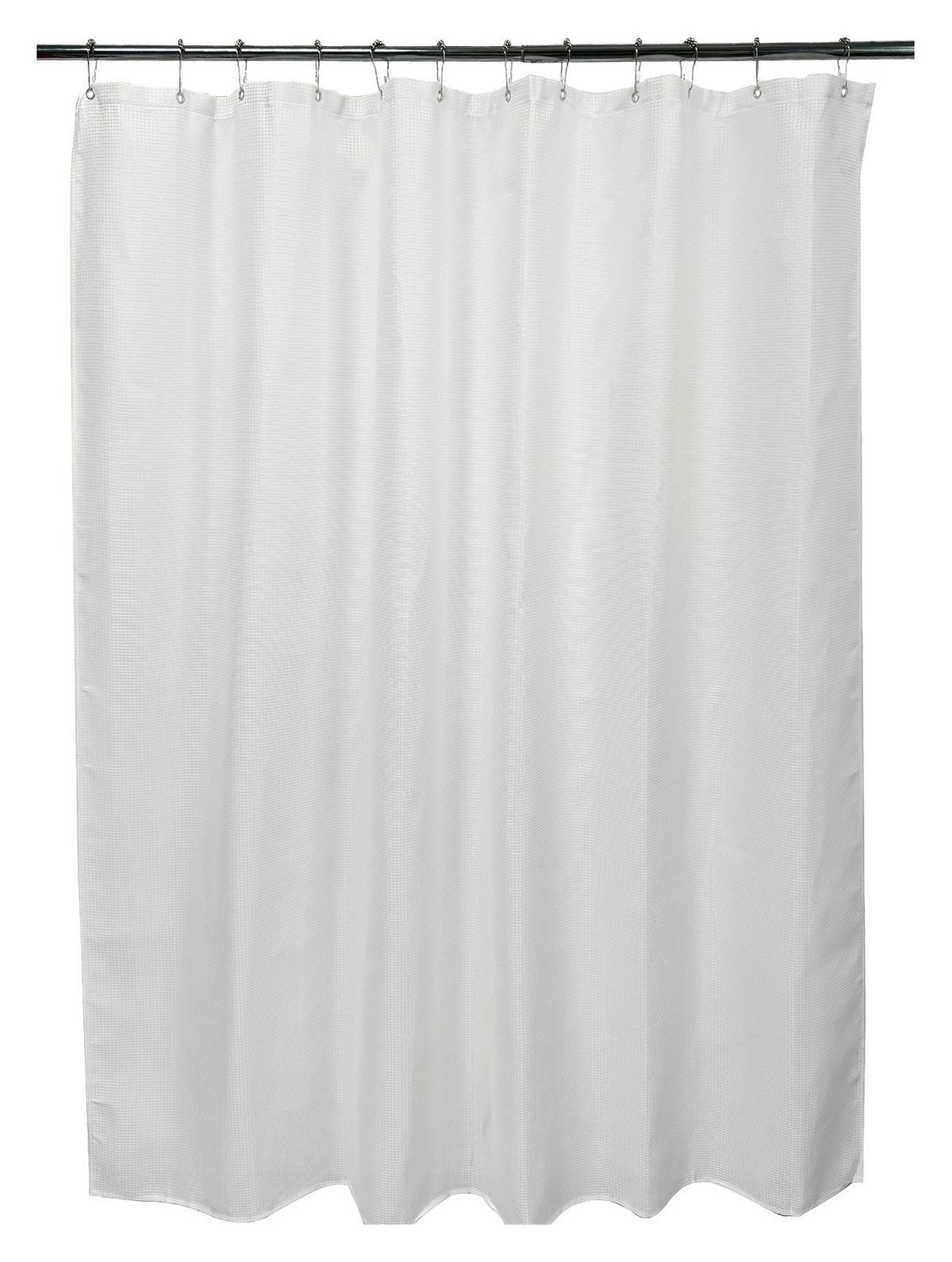 Duschvorhang Kathy - Weiß, MODERN, Textil (180/200cm) - Luca Bessoni