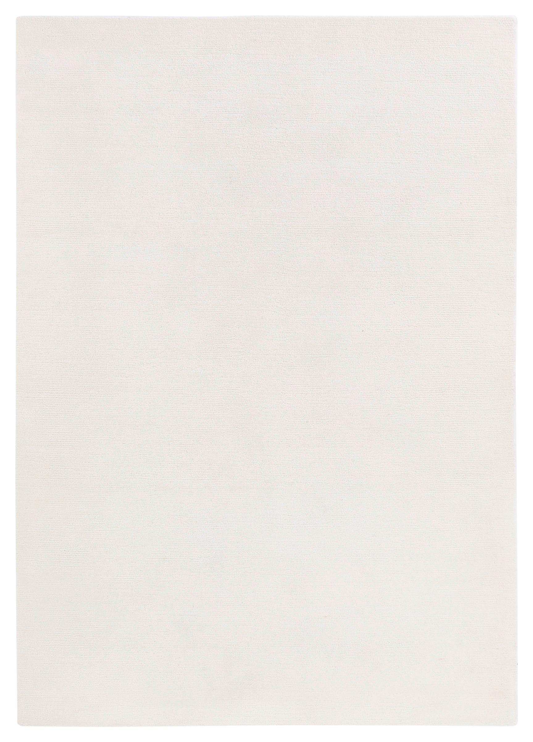 Orientalischer Webteppich Weiß Naturfaser Nepal 120x180 Cm - Weiß, Basics, Textil (120/180cm) - Cazaris