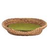 Hundebett Olivgrün/naturfarben L: 72 Cm - Naturfarben/Olivgrün, KONVENTIONELL, Naturmaterialien (72/56/17cm)