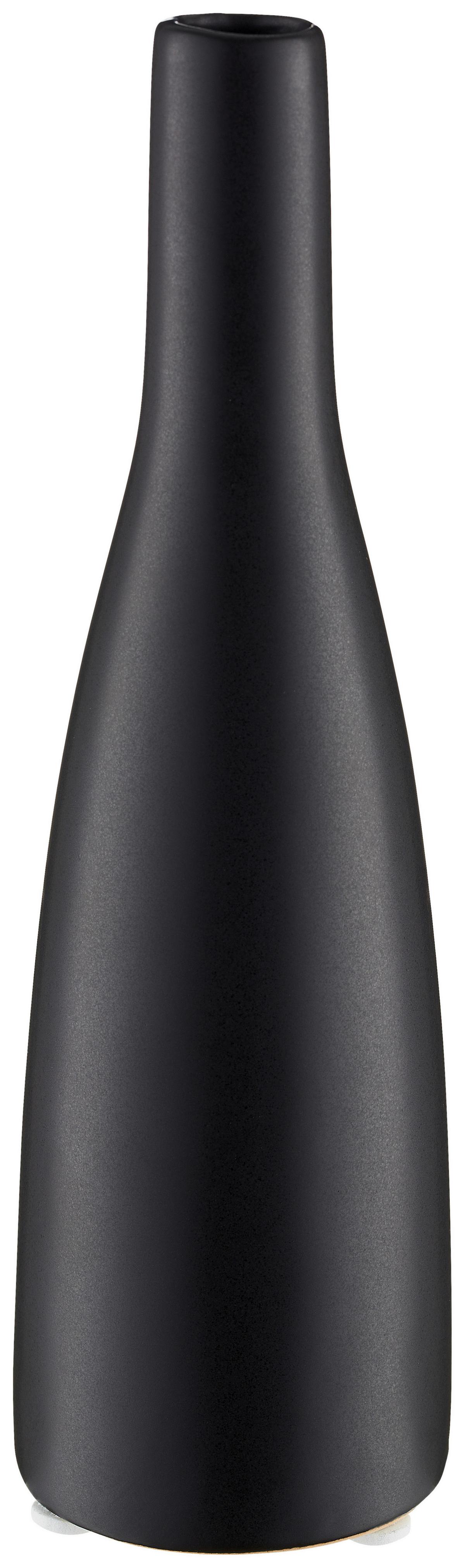 Váza PLANICO, V: 20,5 cm - černá, Moderní, keramika (20,5cm) - Mömax
