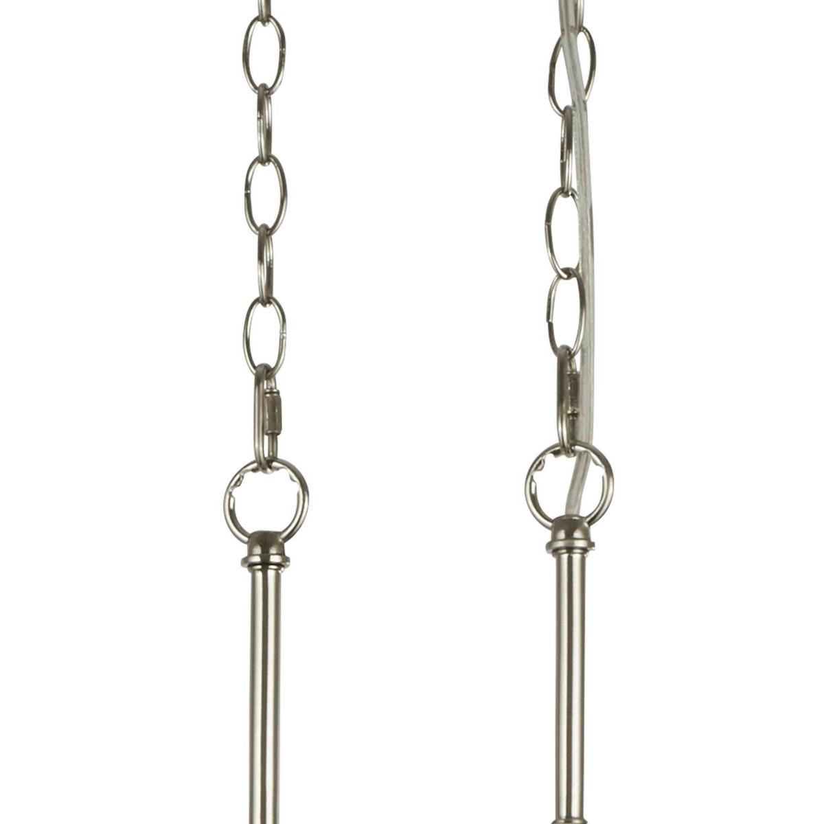 Pendelleuchte Dallas 3193-3ss - Silberfarben, LIFESTYLE, Metall (26/150/96cm)