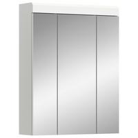 Spiegelschrank Scout Weiß Hg B: 60 Cm - Weiß Hochglanz, MODERN, Glas/Holzwerkstoff (60/79/18cm) - MID.YOU
