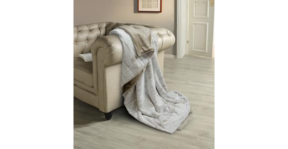 Kuscheldecke Karin Taupe 150x200 cm - Taupe, ROMANTIK / LANDHAUS, Textil (150/200cm) - James Wood