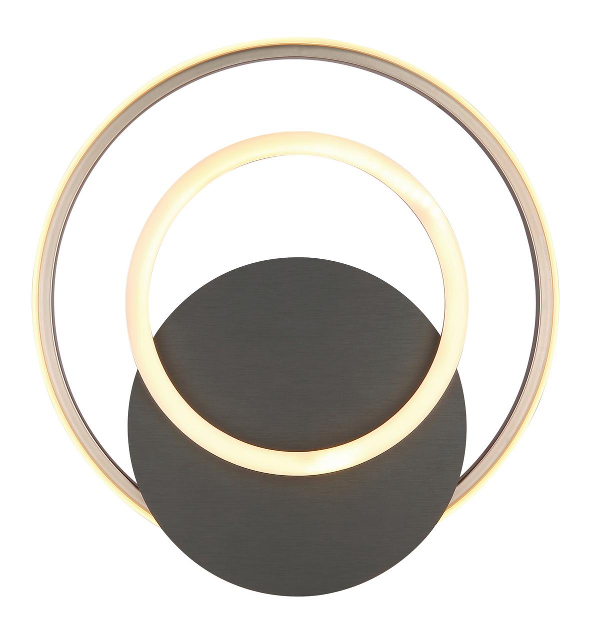 LED-Deckenleuchte 67331g-24 Julio - Champagner/Opal, Design, Holzwerkstoff/Kunststoff (38/36/6,5cm) - Globo