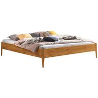 Bett Pieve, Wildeiche 140x200 Cm - Wildeiche, Basics, Holz (140/200cm) - Hasena