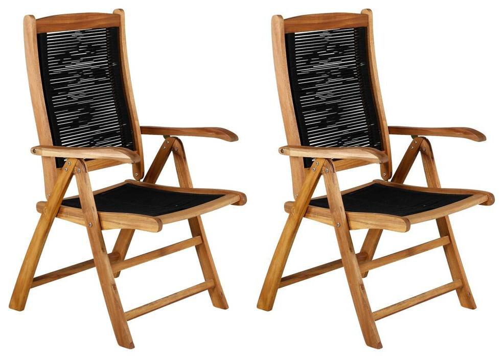 Gartensessel-Set 2-Tlg. Peter Akazienholz - KONVENTIONELL, Holz (57/104/68cm) - Gardenson