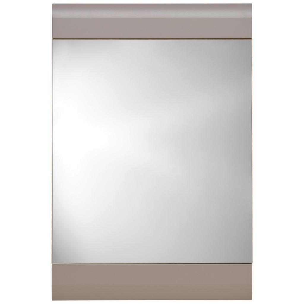 Garderobenspiegel Auris BxH: 60x90 cm Teilverrahmt Grau