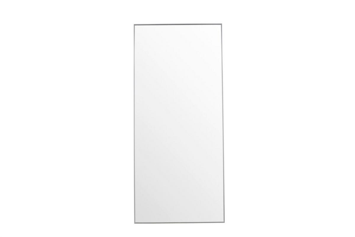 Spiegel Orlando Silberrahmen B: 85cm - Silberfarben, MODERN, Glas/Metall (85/190/3cm) - Livetastic