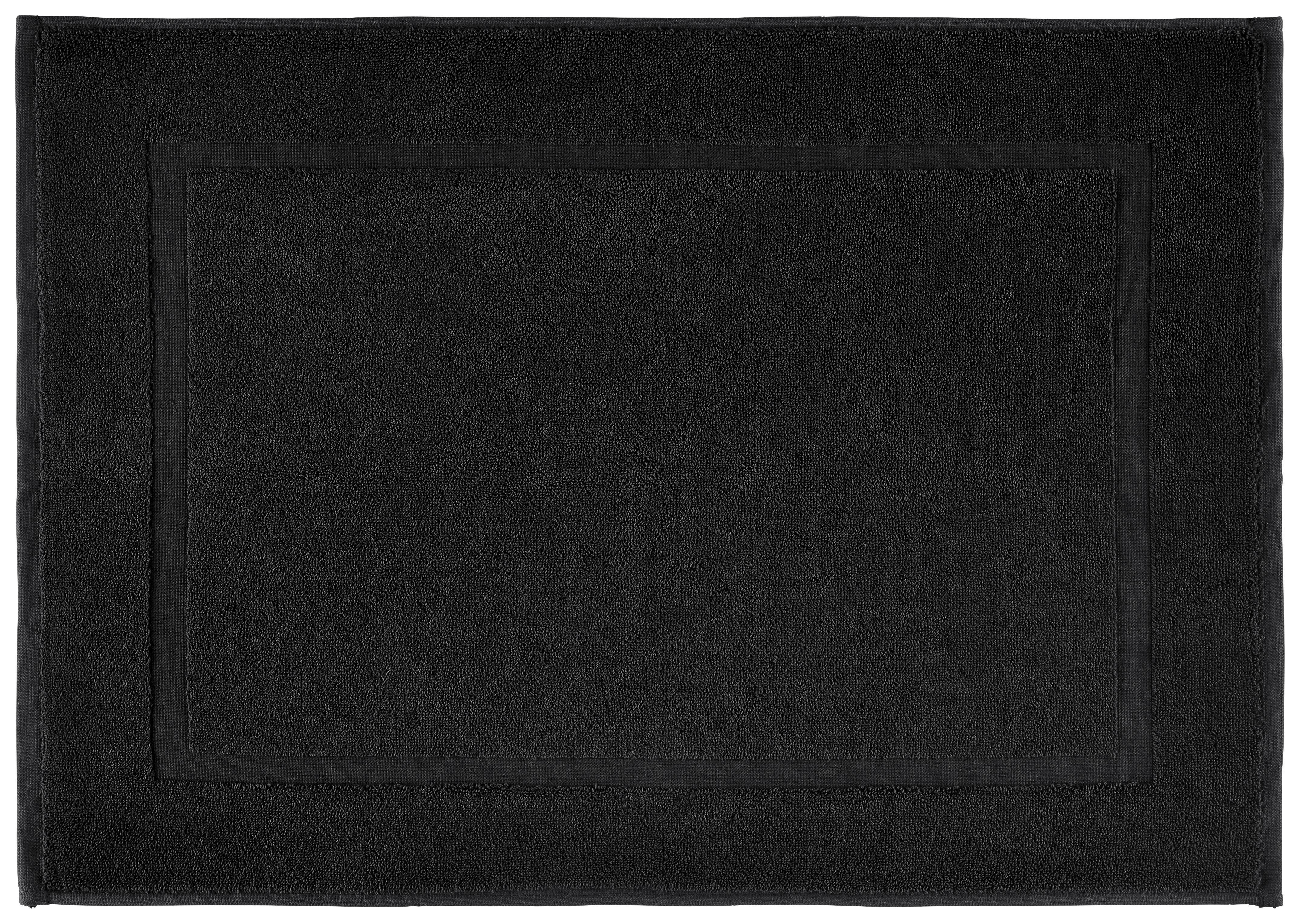 KÚPEĽŇOVÁ PREDLOŽKA Melanie, 50/70cm, čierna - čierna, textil (50/70cm) - Modern Living