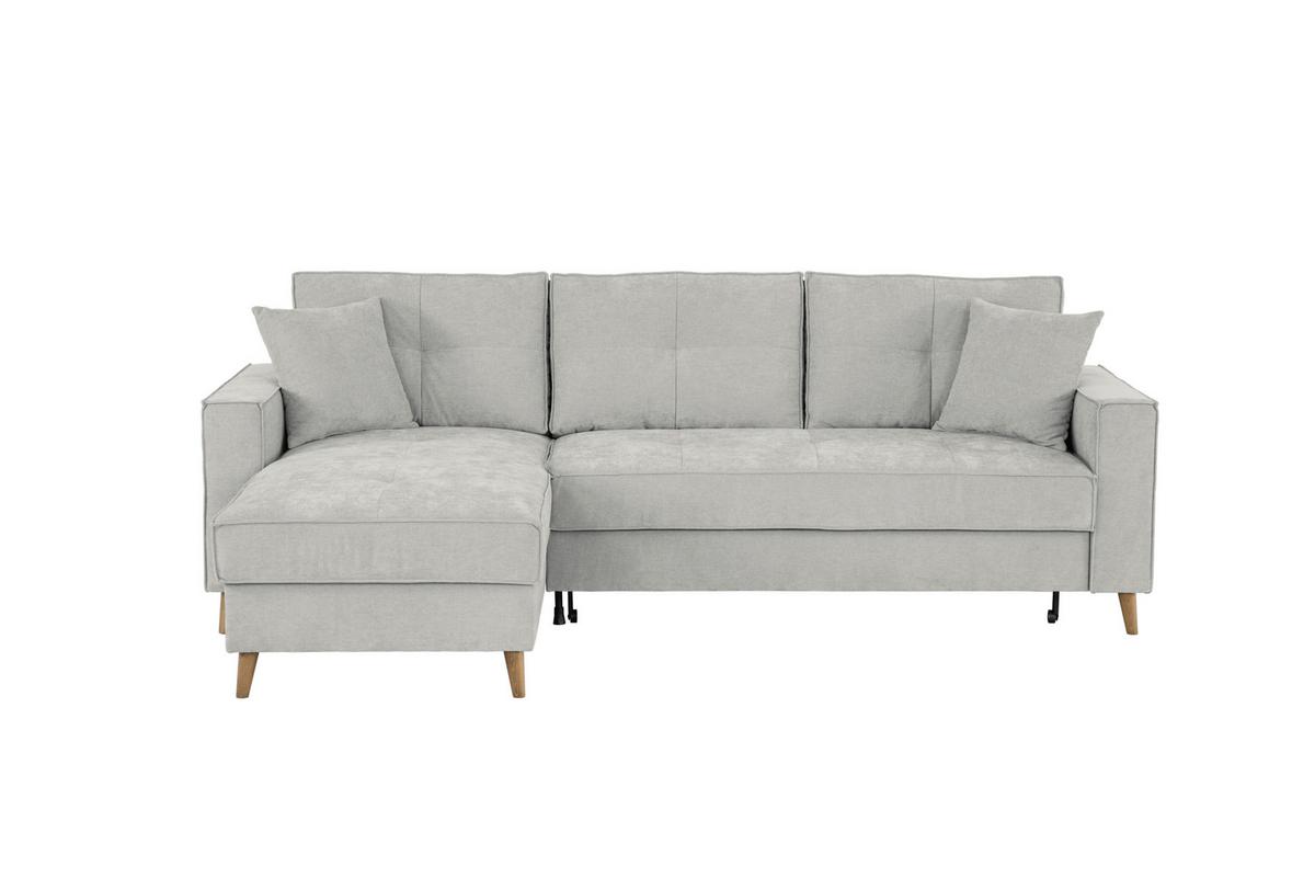 Ecksofa Bergen Taupe S: 257 Cm - Taupe, Design, Textil (257/159cm) - MID.YOU