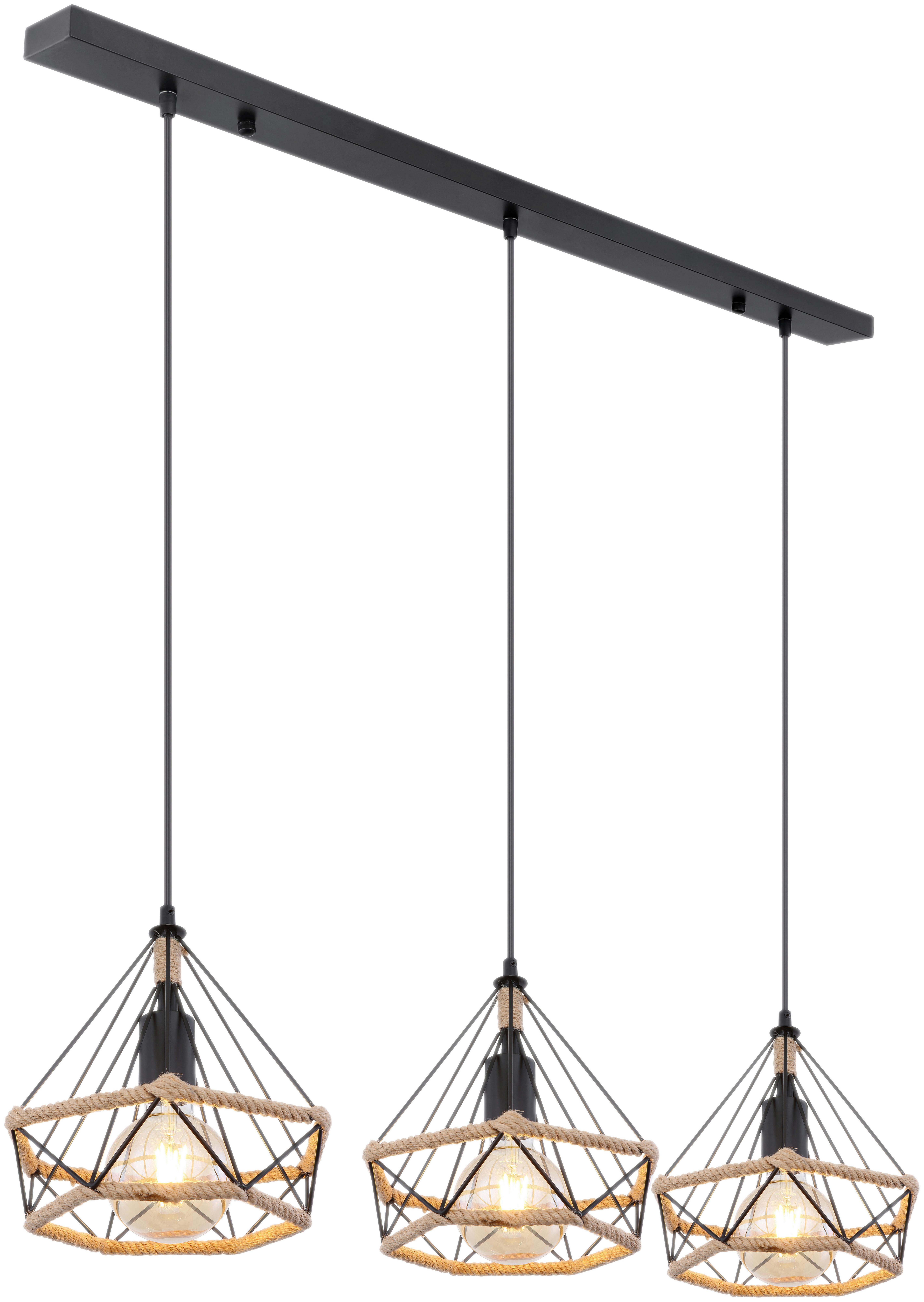 Hängeleuchte Jennie H: 120 Cm 3-Flammig