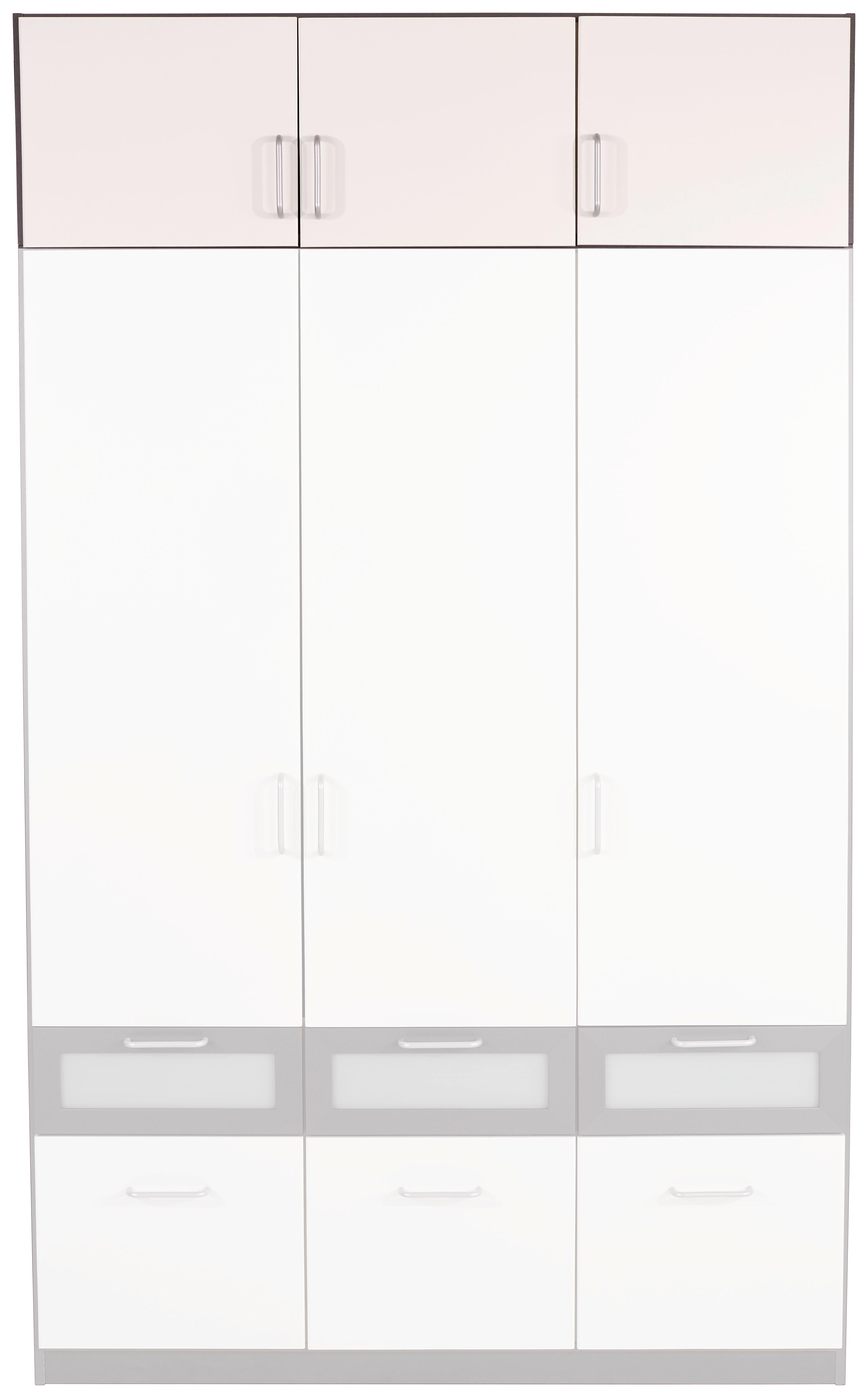 NÁSTAVEC NA SKŘÍŇ NAGOLD-EXTRA - šedá/bílá, Konvenční, kompozitní dřevo/plast (136/39/54cm)