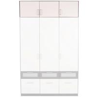 NÁSTAVEC NA SKŘÍŇ NAGOLD-EXTRA - šedá/bílá, Konvenční, kompozitní dřevo/plast (136/39/54cm)