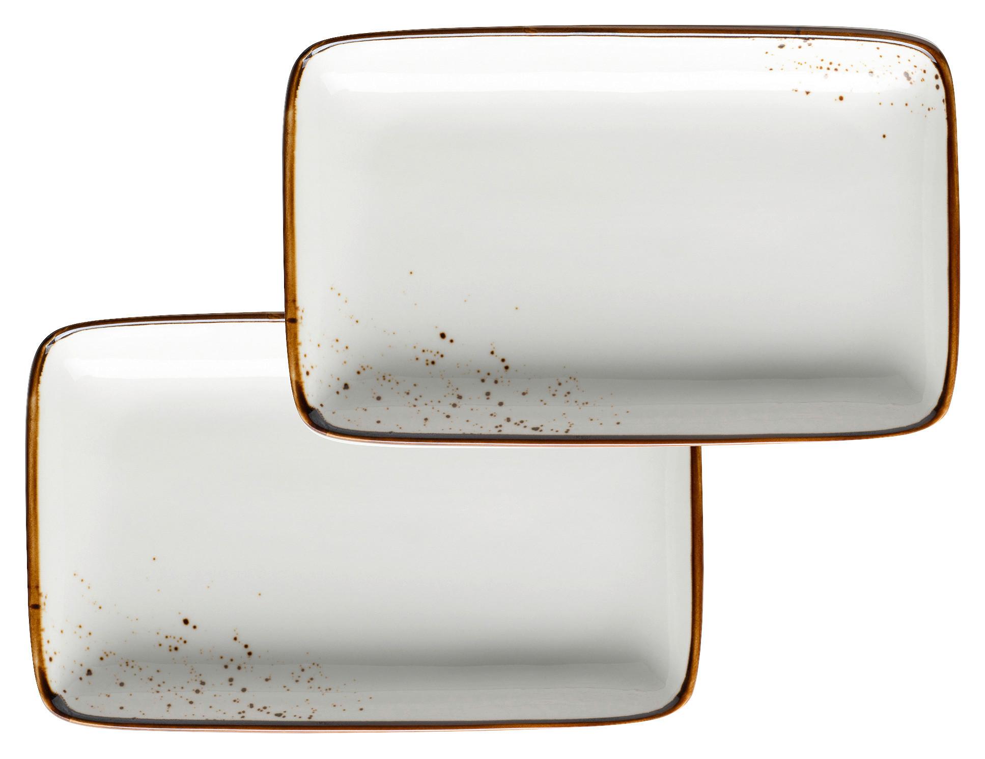 Servierplatten-Set Pintar Braun/Beige, 2-teilig