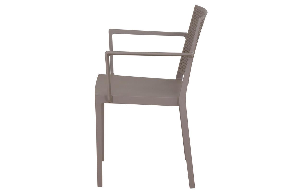 Stapelstuhl T20095 - Taupe, Basics, Kunststoff (46/80/56cm) - Siena Garden