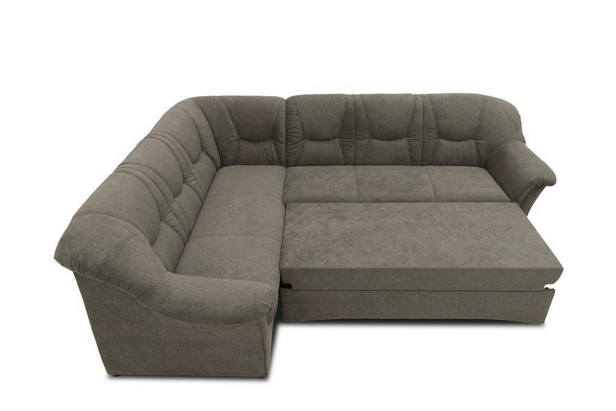 Ecksofa Sarafina Greige S: 190x240 cm - Greige/Schwarz, KONVENTIONELL, Textil (190/240cm) - MID.YOU
