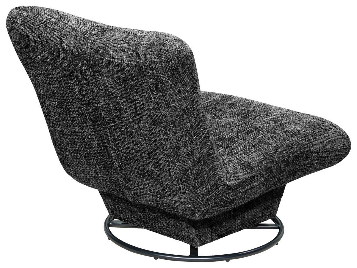 Sessel Maranello Anthrazit B: 96 Cm - Anthrazit/Schwarz, KONVENTIONELL, Textil (96/75/93cm) - MID.YOU