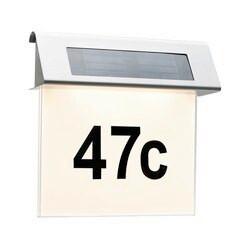 Led Außenleuchte 0,2 Watt, Edelstahl - Edelstahlfarben/Weiß, Basics, Metall (23/22/6cm) - Paulmann