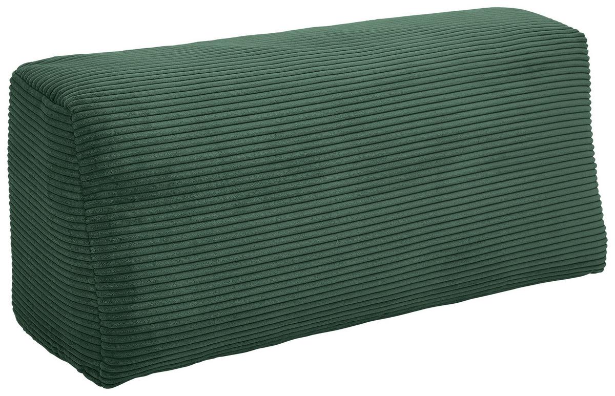 Schlafsofa Vouge Grün Bettkasten, B: 255 Cm - Buchefarben/Schwarz, KONVENTIONELL, Textil (255/86/123cm) - Livetastic