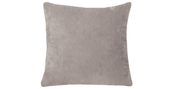 Kissenhülle Uta - Türkis/Taupe, KONVENTIONELL, Textil (40/40cm) - Ondega