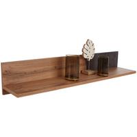 Falipolc Venedig - tölgyfa színű/sötétszürke, Modern, faalapú anyag (140/23/22cm)