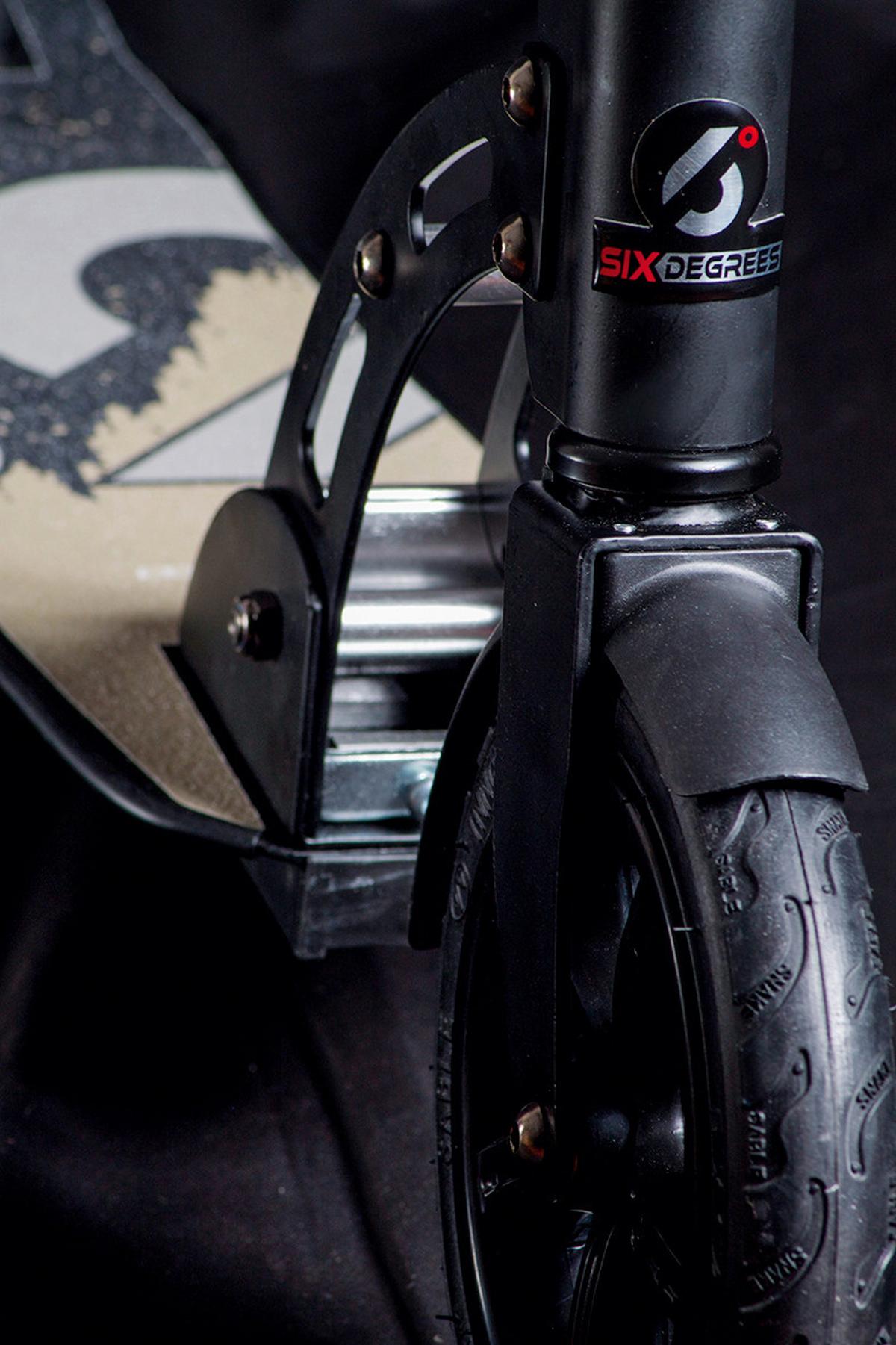 Scooter Six Degrees 512 Gold/ Schwarz Ø 205 mm, klappbar - Goldfarben, Basics, Metall (93,5/34,5/100,5cm)