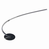 Led-tischlampe Loop Line Chromfarben Geschwungen - Chromfarben, LIFESTYLE, Metall (16/60cm) - Näve