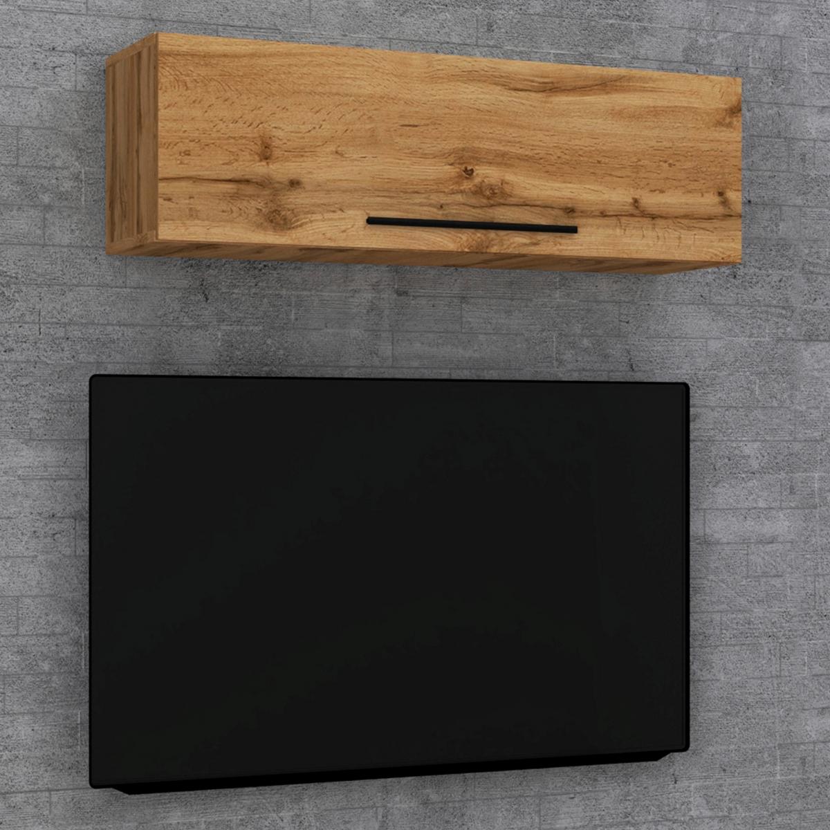 Hängelowboard Arila L B: 95 Cm Honigeiche Dekor - Honigeiche, MODERN, Holzwerkstoff (95/30/30cm) - MID.YOU