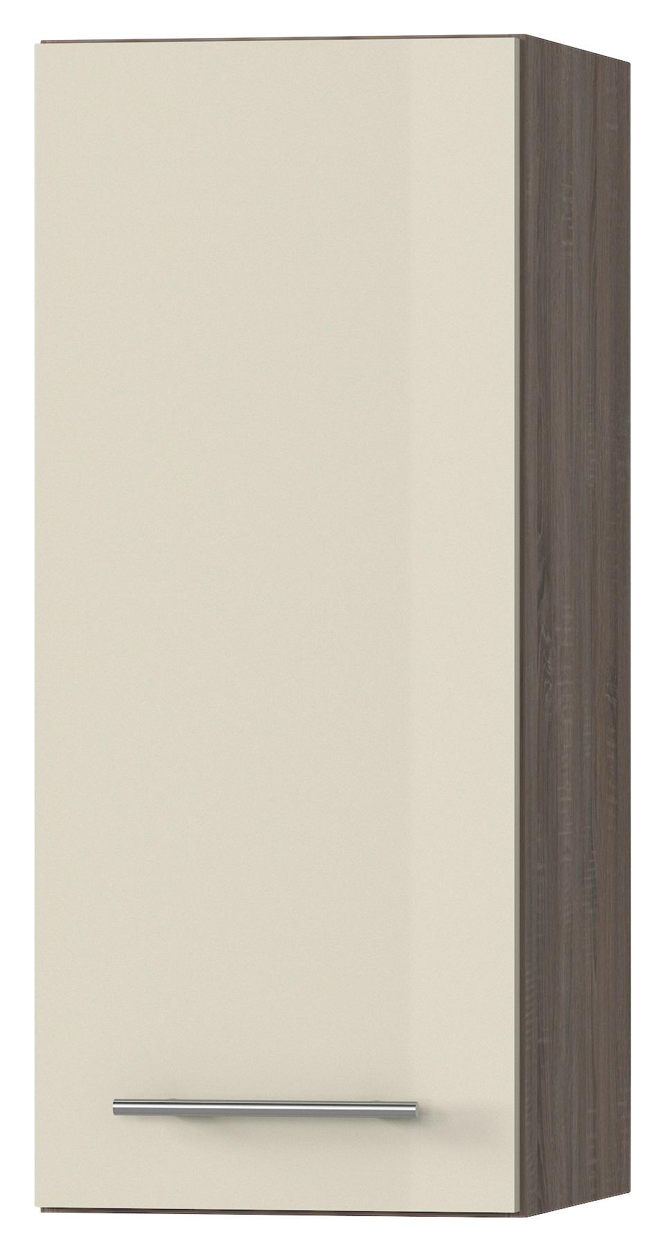 Felsőszekrény Corina 2 - bézs/tölgyfa színű, Modern (30/72,4/34,6cm)